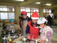 加古川市立氷丘小学校との交流会の写真