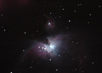 写真３：オリオン座大星雲（2007年撮影）