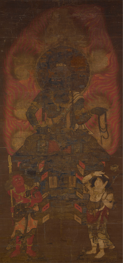 Painting of Fudo Myo-o and Two Attendant Boys