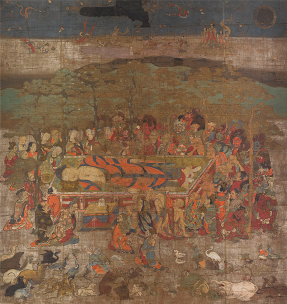 Painting of the Buddha Attaining Nirvana I