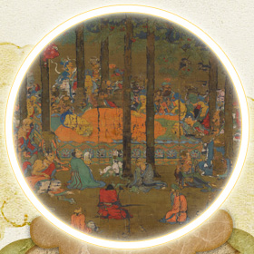 Painting of the Buddha Attaining Nirvana II
