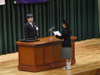 式の様子