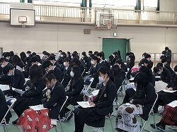 進路講演会の様子の画像（その２）