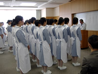 公立豊岡病院での開講式の画像