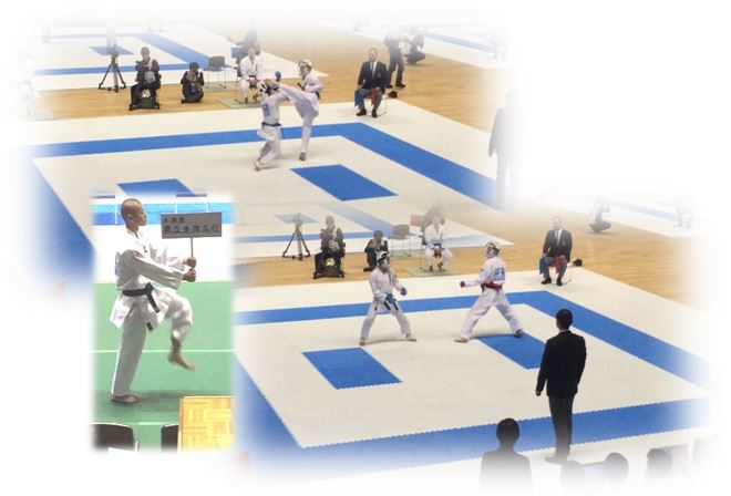 平成28年3月25~27日北海道での第35回全国高等学校空手道選抜大会、出場の様子
