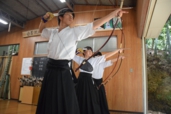 弓道場での部活動の画像2
