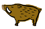 イノシシイラスト
