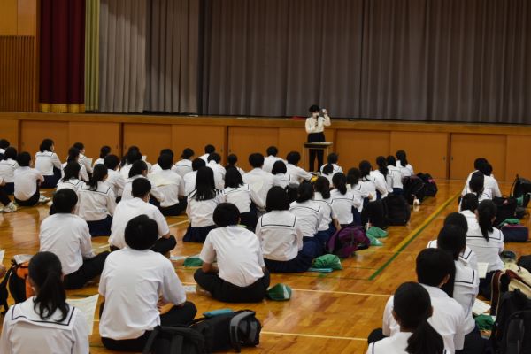 大学入学共通テスト説明会（3年次）の写真