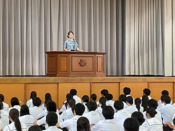 1学期終業式の写真