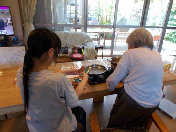 高齢者施設訪問の写真