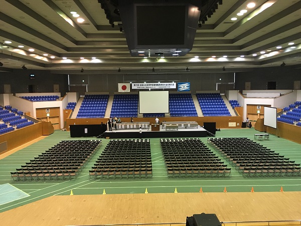 会場準備・武道館1