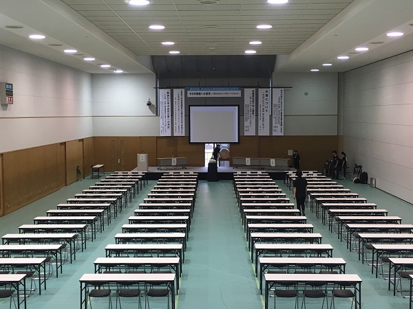 会場準備・武道館3