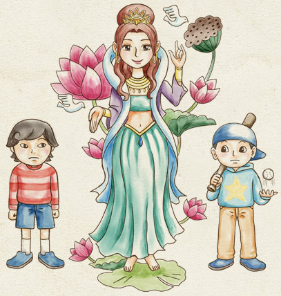 Maya’s Journey illustrations