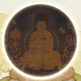 Painting of the Sixteen Protectors of Gautama Buddha