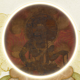 Painting of Fudo Myo-o and Two Attendant Boys