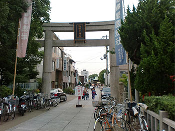 Ishi torii at the main shrine