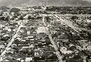 Otemae Street under construction