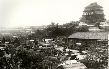 姫路城の解体修理工事／昭和30年代